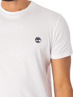 ⁦تيمبرلاند تي شيرت دنستان ريفر جيرسي برقبة دائرية ضيقة للرجال⁩ - الصورة ⁦4⁩