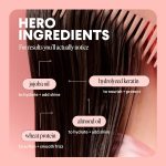 ⁦مونداي هير كير بلسم ريبير ليف ان بالكيراتين وزيت الجوجوبا وبروتين القمح وزبدة الكاكاو والارغان وزيت اللوز الحلو للشعر الجاف والتالف 150 مل⁩ - الصورة ⁦4⁩