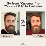 ⁦ابرليتي برو (مطور) - مكواة فرد اللحية والشعر الايونية المتطورة مع فرشاة تسخين مضادة للحروق - ترطيب خالٍ من الالم لجميع الانواع⁩ - الصورة ⁦5⁩