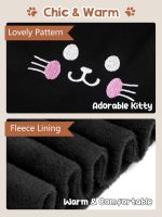 ⁦ريسينتا سروال ضيق شتوي مبطن بالصوف والقطن للفتيات من 3 قطع⁩ - الصورة ⁦4⁩