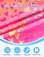 ⁦بدلة سباحة للبنات من قطعة واحدة من سنو هارت، بدلة سباحة سريعة الجفاف بكشكشة مزينة بالزهور لعمر 3-12 سنة⁩ - الصورة ⁦6⁩