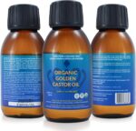 ⁦كوين اوف ذا ثرونز زيت الخروع الذهبي العضوي | نقي 100% للشعر والبشرة والاظافر والحواجب والرموش | خالٍ من الهكسان | معتمد من وزارة الزراعة الامريكية [3.38 اونصة (100 مل)]⁩ - الصورة ⁦2⁩