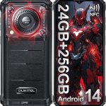 جوال WP36 برو متين بشاشة 6.52 انش وذاكرة RAM 6GB وروم 256GB وسعة 10600mAh بنظام اندرويد 14 وكاميرا 13MP HD 60Hz وتقنية ان اف سي