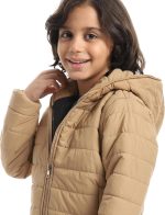 ⁦جاكيت بوليستر بغطاء للرأس للاولاد⁩ - الصورة ⁦4⁩