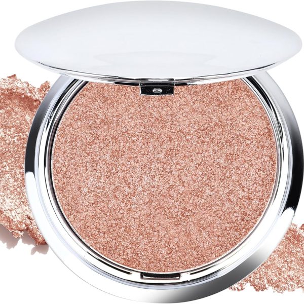 هايلايتر مكياج ايريناد مكياج هايلايتر للوجه، مستحضرات تجميل براقة باللون الوردي اللامع والماسي، بودرة ظلال عيون مقاومة للماء تدوم طويلا للوجه والجسم والخدود والبشرة، مكياج العيون 02