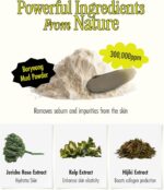 ⁦بي ار ام يو دي قناع الطين ريليف | قناع الطين كاردي بي - قناع ترطيب وترطيب المسام العميقة للوجه والجسم مع مكونات مشتقة من الطبيعة بنسبة 91.8% - طين الجسم كيه بيوتي (3.2 اونصة سائلة)⁩ - الصورة ⁦6⁩