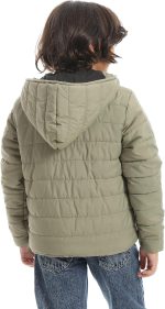 ⁦جاكيت بوليستر بغطاء للرأس للاولاد⁩ - الصورة ⁦3⁩