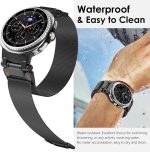 ⁦NewWays Milanese Stainless Steel Metal Bracelet for Samsung Galaxy Watch 8 Classic 46 mm/Watch 8 44 mm 40 mm⁩ - الصورة ⁦6⁩