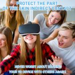 ⁦تامبيي قناع وجه في ار للاستعمال مرة واحدة متوافق مع اوكيولوس ميتا كويست 3 لواجهة الوجه كويست 2، ملحقات لاوكولوس كويست 3 (50 قطعة، ابيض)⁩ - الصورة ⁦5⁩