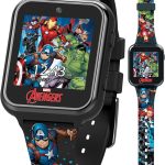 مارفيل ساعة ذكية رقمية افينجرز للاطفال من اكيوتايم، بقطر 41.15 ملم، لون اسود، AVG4597AZ