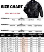 ⁦جاكيتات جلدية للاولاد الصغار من الجلد الصناعي للدراجات النارية من سن 2-12 سنة⁩ - الصورة ⁦6⁩