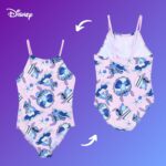 ⁦Disney Stitch Girls Swimwear One Piece Swimsuit for Children and Teenagers, Sizes 10 to 16 Years⁩ - الصورة ⁦8⁩
