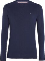 ⁦Tommy Jeans Men's TJM ORIGINAL RIB LONGSLEEVE TEE Knit Tops (pack of 1)⁩ - الصورة ⁦5⁩