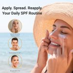 ⁦كريم ترطيب بروبيوتيك بعامل وقاية من اشعة الشمس بدرجة 50 PA+++، خفيف الوزن ومرطب وحاجب اشعة الشمس المعدنية للوجه والجسم | حماية واسعة الطيف من الاشعة فوق البنفسجية فئة A وB | كوري غير دهني، مثالي⁩ - الصورة ⁦4⁩
