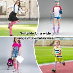 ⁦جوارب كرة القدم للاطفال في المدرسة الثانوية، جوارب رياضية سادة مخططة جيدة التهوية، جوارب رياضية للتدريب وكرة القدم للبنات والاولاد من سن 3-13 سنة⁩ - الصورة ⁦4⁩