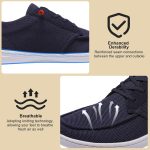 ⁦حذاء بيرفوت للرجال بمقدمة عريضة - حذاء بيرفوت بسيط مع نعل بدون إسقاط، حذاء مشي سهل الارتداء للرجال⁩ - الصورة ⁦5⁩