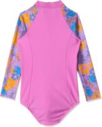 ⁦سبيدو مايوه سباحة قطعة واحدة باكمام طويلة للبنات (عبوة من قطعة واحدة)⁩ - الصورة ⁦2⁩