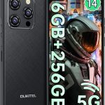 هاتف ذكي WP52 5G اندرويد 14 16GB+256GB 6500mAh جوال 48MP ان اف سي (اسود)