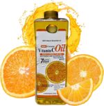 زيت فيتامين سي لتفتيح الوجه والجسم 1000 مل، زيت تبييض فائق لزيت الجسم المتوهج، يزيل الخطوط الدقيقة والتجاعيد والبقع الداكنة وحروق الشمس، مرطب للبشرة يغذي في 7 ايام للعناية بالبشرة