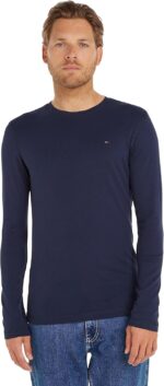 Tommy Jeans Men's TJM ORIGINAL RIB LONGSLEEVE TEE Knit Tops (pack of 1)