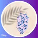 ⁦Disney Stitch Girls Swimwear One Piece Swimsuit for Children and Teenagers, Sizes 10 to 16 Years⁩ - الصورة ⁦4⁩