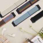 ⁦سوار نايلون سريع 22 ملم من ران بلو لساعة جارمين فينيكس 7/فينيكس 7 برو/فينيكس 6/فينيكس 6 برو/فينيكس 6 برو جي بي اس، اساور رياضية بديلة متوافقة مع جارمين ايبيكس 2/ابروتش S62، ابيض⁩ - الصورة ⁦4⁩