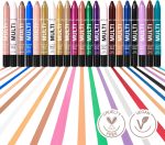 ⁦ويت ان وايلد قلم تحديد عيون كريمي من كولور ايكون، مرطب ومغذي بتركيبة مخملية قابلة للبناء وقابلة للمزج، لم يتم اختباره على الحيوانات ونباتي - بني شوجر⁩ - الصورة ⁦6⁩