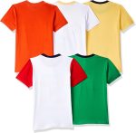 ⁦تيشيرت للاولاد TSRT5P02 (عبوة من 5 قطع)⁩ - الصورة ⁦2⁩