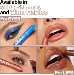 ⁦ويت ان وايلد قلم تحديد عيون كريمي من كولور ايكون، مرطب ومغذي بتركيبة مخملية قابلة للبناء وقابلة للمزج، لم يتم اختباره على الحيوانات ونباتي - بني شوجر⁩ - الصورة ⁦5⁩