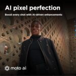 ⁦موتورولا هاتف ذكي ايدج 50 برو (شاشة 6.66 انش فائقة الدقة pOLED، كاميرا 50 ميجابكسل مع OIS، 12/512 GB، 4500 mAh، يتضمن شاحن 125 واط، اندرويد 14) بلاك بيوتي، يتضمن غطاء حماية⁩ - الصورة ⁦3⁩