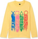 ⁦تيشيرت باكمام طويلة للاولاد (عبوة من 5 قطع)⁩ - الصورة ⁦3⁩