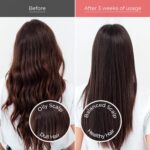 ⁦شامبو نباتي 100% من خل التفاح وشجرة الشاي وإكليل الجبل | خالي من المواد الكيميائية والكبريتات والبارابين، شامبو عضوي وطبيعي للشعر الدهني⁩ - الصورة ⁦7⁩