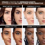 ⁦لوريال باريس كريم اساس سائل قابل للمزج من ترو ماتش، تغطية متوسطة مع عامل حماية من الشمس 17، N3، فاتح متوسط، 1 اونصة سائلة⁩ - الصورة ⁦7⁩