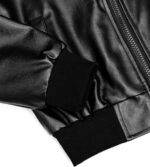 ⁦جاكيتات جلدية للاولاد الصغار من الجلد الصناعي للدراجات النارية من سن 2-12 سنة⁩ - الصورة ⁦2⁩