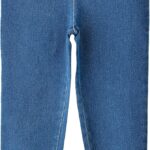 بنطلون جينز ضيق مطرز للبنات من جيلين