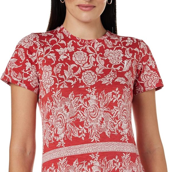 واي او اي تي شيرت بقصة ضيقة للنساء