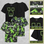 ⁦تي شيرتات للاولاد والمراهقين من جيت تريند توب عبوة من قطعتين او 1 ناعمة وجيدة التهوية باكمام قصيرة كاجوال صيفية متعددة⁩ - الصورة ⁦4⁩