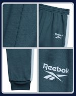 ⁦ريبوك طقم بنطلون للاولاد - 3 قطع من تي شيرت تريكو باكمام قصيرة وجاكيت رياضي بسحاب وسروال رياضي للاولاد⁩ - الصورة ⁦3⁩