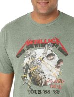 ⁦تي شيرت ميتاليكا Justice for All الحصري، أخضر⁩ - الصورة ⁦3⁩