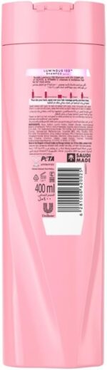 ⁦شامبو صانسيلك، لامينوس 100، ينظف وينعش الشعر ليضفي لمعانًا 5 مرات أكثر*، 400 مل⁩ - الصورة ⁦2⁩