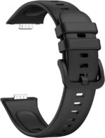 ⁦سوار سيليكون بديل من دادو متوافق مع ساعة هواوي فيت 3 / فيت 4 / فيت 4 برو، سوار ساعة بلون سادة⁩ - الصورة ⁦3⁩