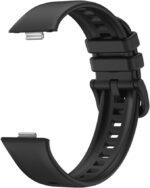 ⁦سوار سيليكون بديل من دادو متوافق مع ساعة هواوي فيت 3 / فيت 4 / فيت 4 برو، سوار ساعة بلون سادة⁩ - الصورة ⁦2⁩