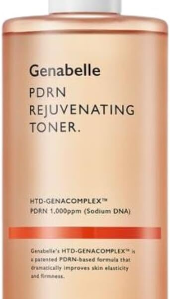 تونر بي دي ار ان المجدد من جينابيل - ترطيب عميق ودعم حاجز البشرة مع بي دي ار ان والبانثينول وحمض الهيالورونيك - بشرة ناعمة ومتوهجة - 10.14 اونصة سائلة/300 مل