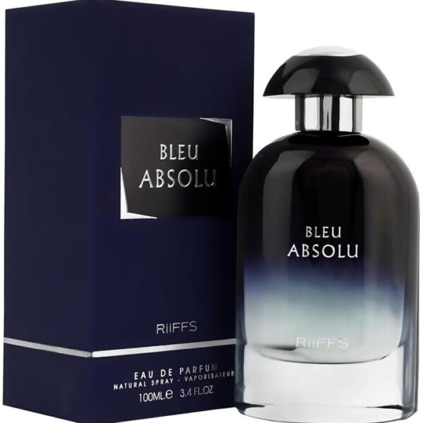 عطر بلو ابسولو للرجال من ريفس | او دي بارفان يدوم طويلا | عطر فاخر يدوم طويلا مع روائح الحمضيات والزهور والخشب | عطر مثالي للارتداء اليومي، 100 مل