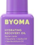 زيت الاستشفاء المرطب من بايوما - زيت وجه فاخر مع السكوالين وزيت الجوجوبا وزيت نبق البحر - بشرة مشعة ومتوهجة فورية - زيت وجه لإصلاح الحاجز - 1.01 أونصة سائلة