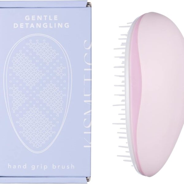 KISMETICS Detangler Hair Brush, The Original Detangling Hairbrush Anti-knot Scalp Massage Comb For Women, Men, Wet And Dry Hair Pink