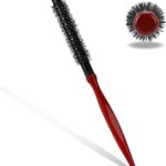 فرشاة شعر دائرية صغيرة لتجفيف الشعر، فرشاة دوارة صغيرة لتصفيف اللحية للرجال والنساء