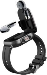 ⁦أحدث ساعة ذكية 2 في 1 مع سماعات أذن لاسلكية TWS | شاشة لمس عالية الدقة مقاس 1.28 بوصة مقاومة للماء وتتبع اللياقة البدنية | سماعات رأس لاسلكية بلوتوث | ساعة ذكية لمراقبة الصحة مع تتبع معدل ضربات القلب⁩ - الصورة ⁦4⁩