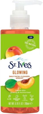 غسول الوجه المرطب المتوهج بمستخلصات المشمش الطبيعية 100% من سانت ايفز مقشر ينظف الشوائب ويرطب بعمق للبشرة المتوهجة خالٍ من البارابين تم اختباره من قبل اطباء الجلد 200 مل