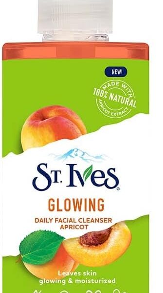 غسول الوجه المرطب المتوهج بمستخلصات المشمش الطبيعية 100% من سانت ايفز مقشر ينظف الشوائب ويرطب بعمق للبشرة المتوهجة خالٍ من البارابين تم اختباره من قبل اطباء الجلد 200 مل